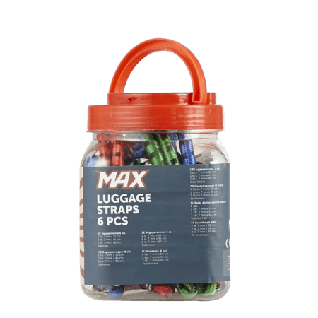 Max bagageremmar för cykel - 6 st