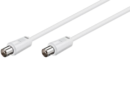 Goobay vit antennkabel - 1,5 meter