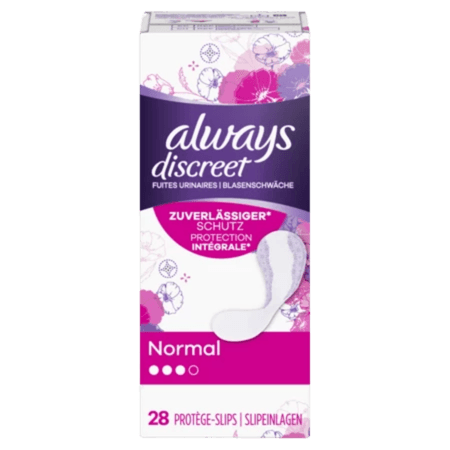 Always Discreet Abs 3 Normal Liners - 28 st