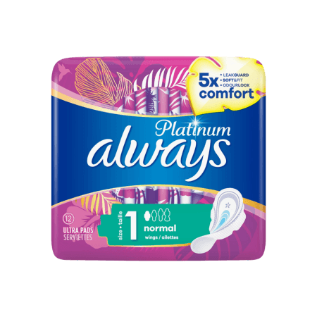 Alltid platina Storlek 1 - 12 st