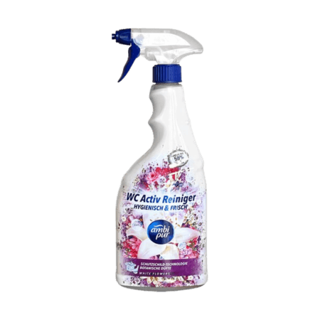 Ambi Pur Toalettrengöring med vita blommor - 750 ml