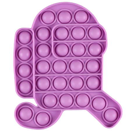 Among Us Pop It Fidget Toy - Lila