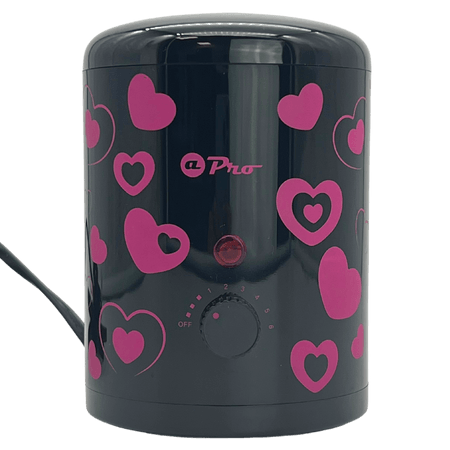 Apro Albi Pro Black Mini Hearts vaxvärmare 165 ml