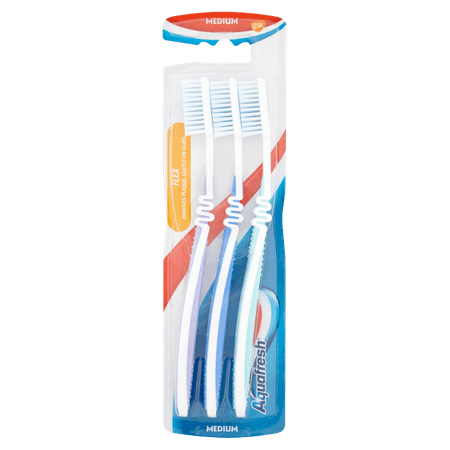 Aquafresh Flex Medium Tandborste - 3 st