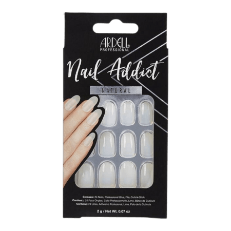 Ardell Nail Addict Natural Oval - 24 st