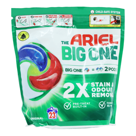 Ariel The Big One Original Laundry Pods – 23 stk