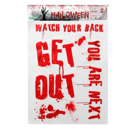 Atosa Halloween-klistermärke - 42x19cm
