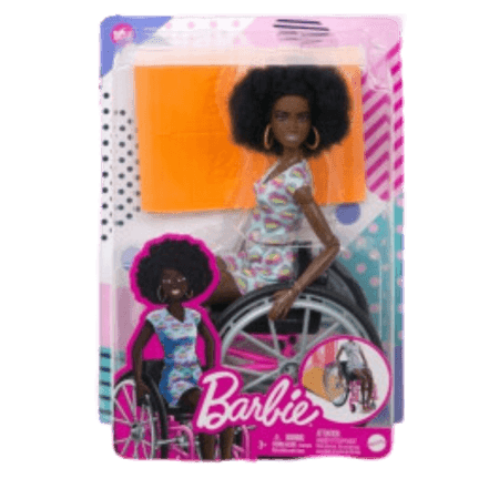 Barbie Fashionistas Rullstol Svart Docka