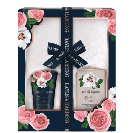Baylis & Harding Boudoire Rose Tofflor Set