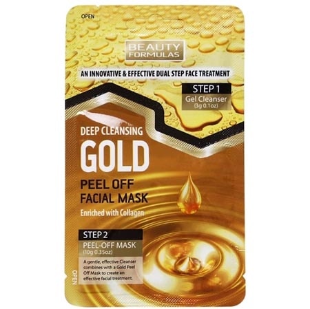 Beauty Formulas Deep Cleansing Gold Face Mask - 1 del