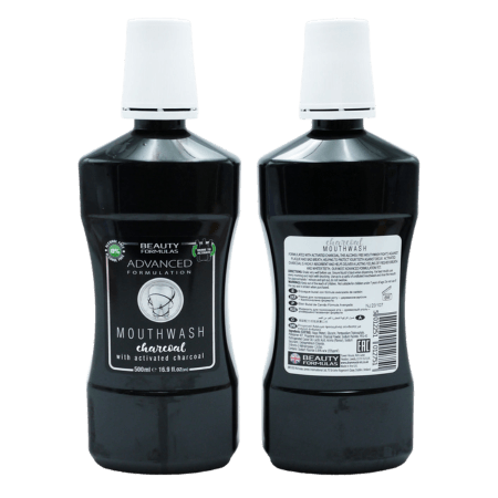 Beauty Formulas munvatten med kol - 500 ml