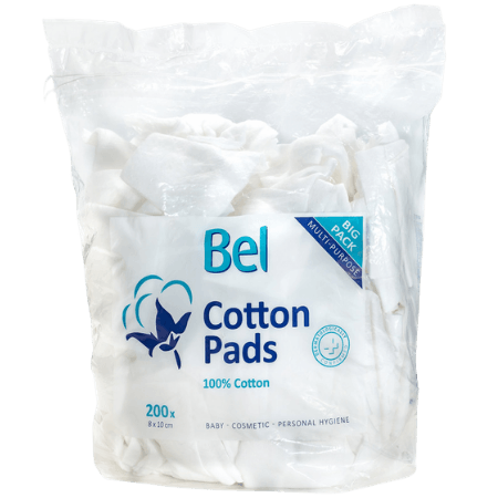 Bel Bomullsrondeller - 200 st