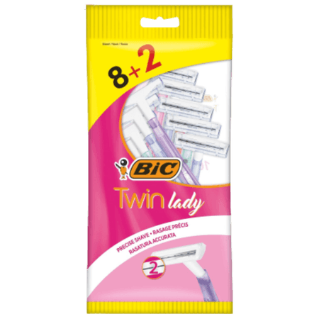 BIC Twin Lady Engångsrakhyvlar - 10 st