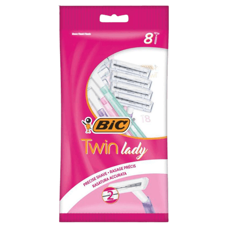 BIC Twin Lady Engångsrakhyvlar - 8 st