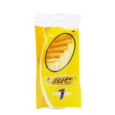 BIC 1 Classic skrapor för engångsbruk - 5 st