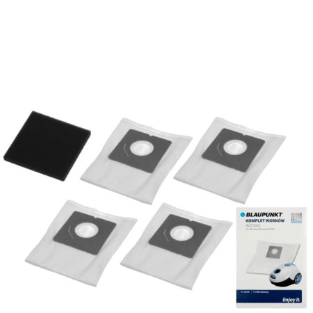 Blaupunkt ACC042 Dammsugarpåsar & filter - 5 st