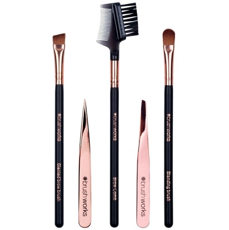 Brushworks Luxury Brow Set - 5 delar