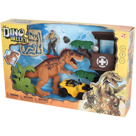 Chap Mei Dino Valley trädkoja överfallslek Set