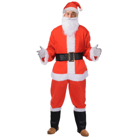 Tomtedräkt Deluxe - 9 delar
