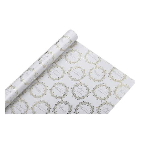 Tom Smith julklappspapper julkrans - 4m