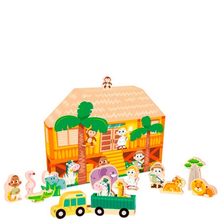 Classic World Safari lekset - 16 delar