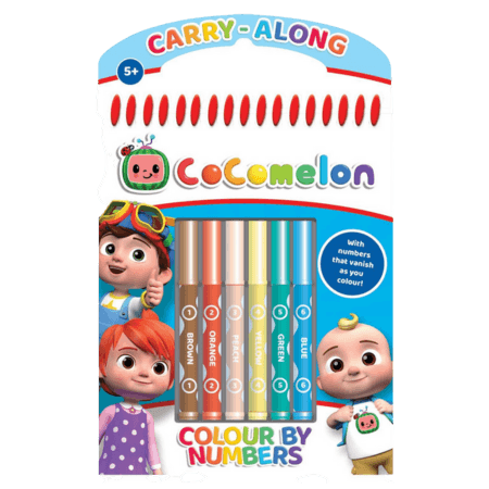 Cocomelon Colour by Numbers Colouring Book
