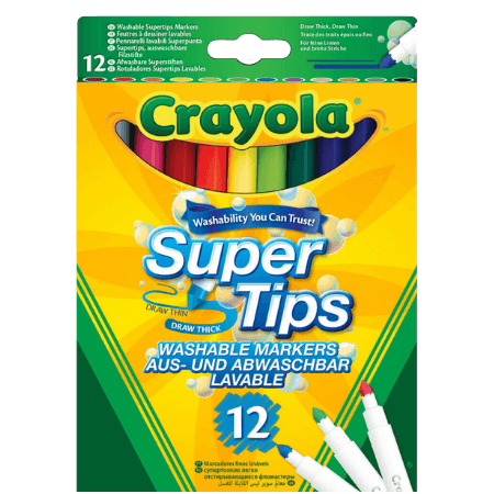 Crayola Super Tips färgspetsar - 12 st