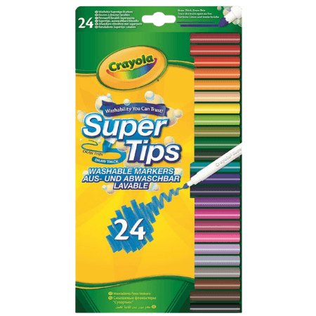 Crayola Super Tips färgspetsar - 24 st