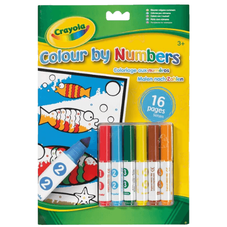 Crayola Colour by Numbers målarbok