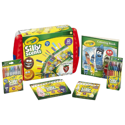 Crayola Silly Scent Rit- och färgläggningsset 50+ delar