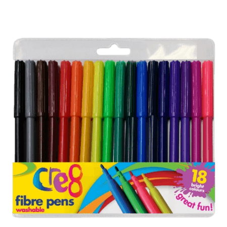 Cre8 Washable Fibre Pens