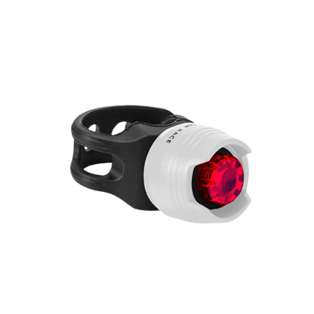 Cube RFR Diamond HQP röd LED-cykellampa - vit