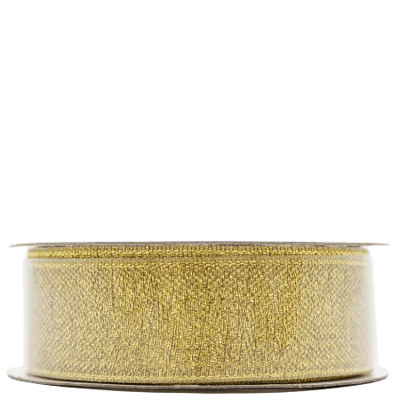 Decoris Dekorationsband i guld med glitter