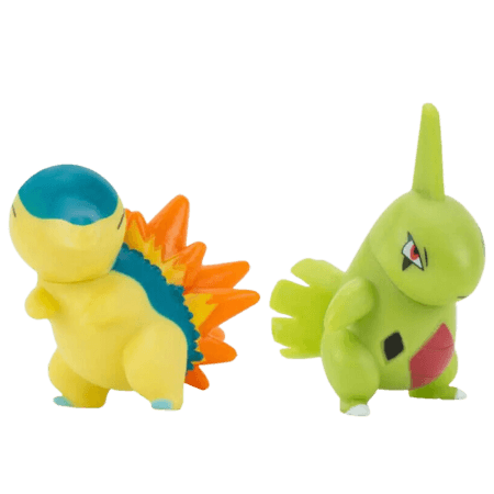Pokémon Battle Figure Larvitar & Cyndaquil