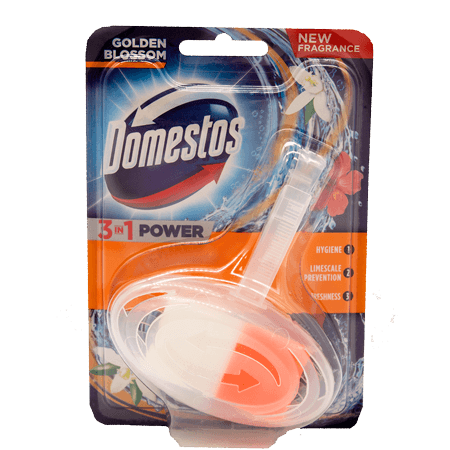 Domestos 3in1 WC Block - Golden Blossom