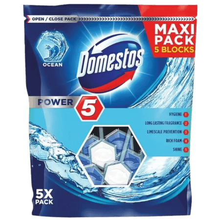 Domestos toalettblock Power 5 Ocean - 5 st