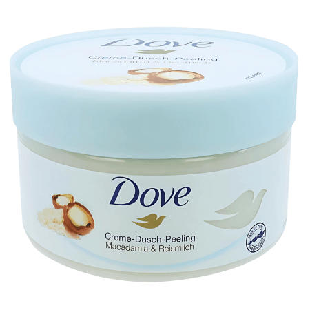 Dove Body Scrub Macadamia & Rice Milk – 225ml