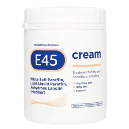 E45 Dermatologisk Kräm Burk – 500 g