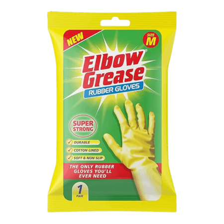 Elbow Grease Gummihandskar - Medium