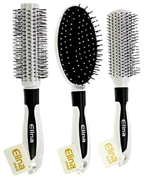 Elina Brush Set Exclusive White - 3 st.