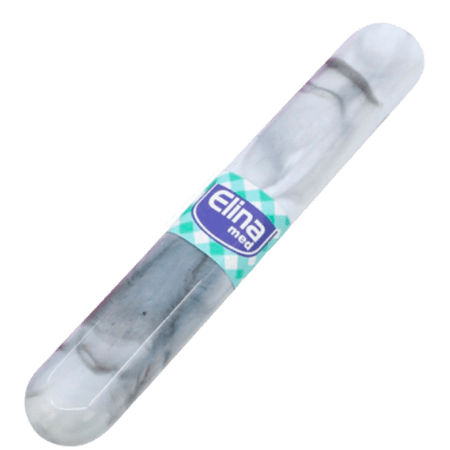 Elina tandborstfodral i marmor - grå