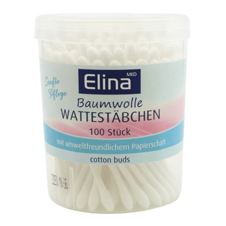 Elina Bomullspinnar - 100 st