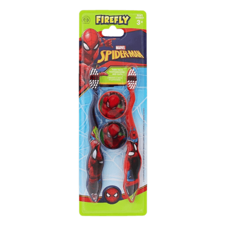 Firefly Spiderman Twin Pack Tandborste Barn