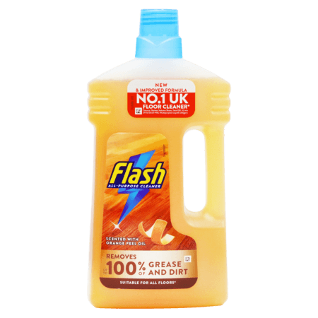 Flash Allrengöring för Golv med Apelsinskalolja – 1000ml