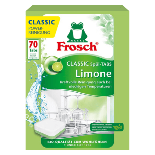 Frosch Lime Classic Diskmaskinstabletter – 70 tabs