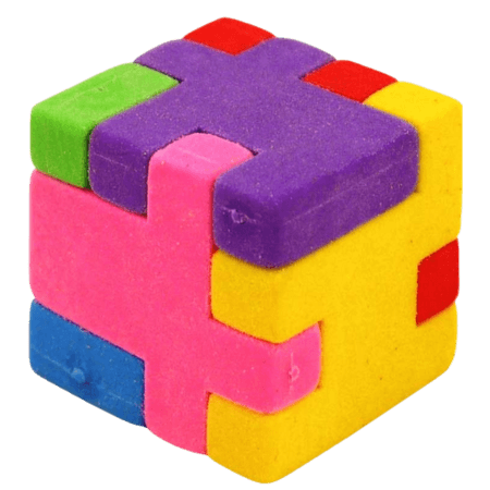 Fun Stationery Puzzle Eraser Cube 2.7cm