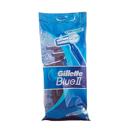 Gillette Blue II Chromium - 5 st