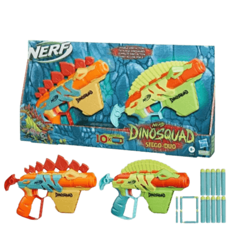 Hasbro Nerf Dino Squad Stego Duo Pack Dartblasters