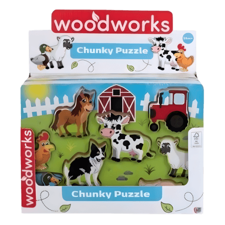 HTI Farm Chunky Wooden Puzzle