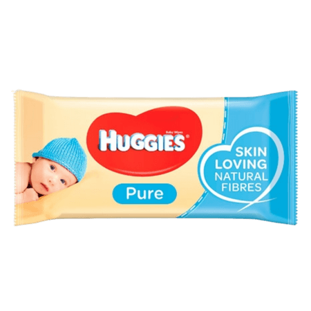Huggies Våtservetter Pure - 56 st